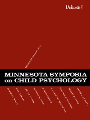cover image of Minnesota Symposia on Child Psychology